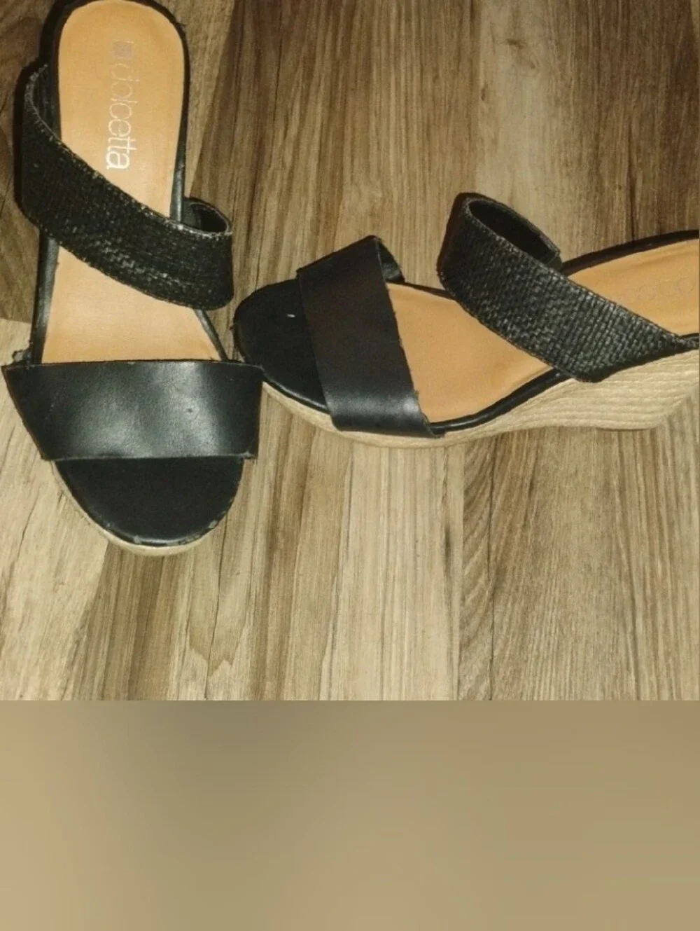 Dolcetta black wedge